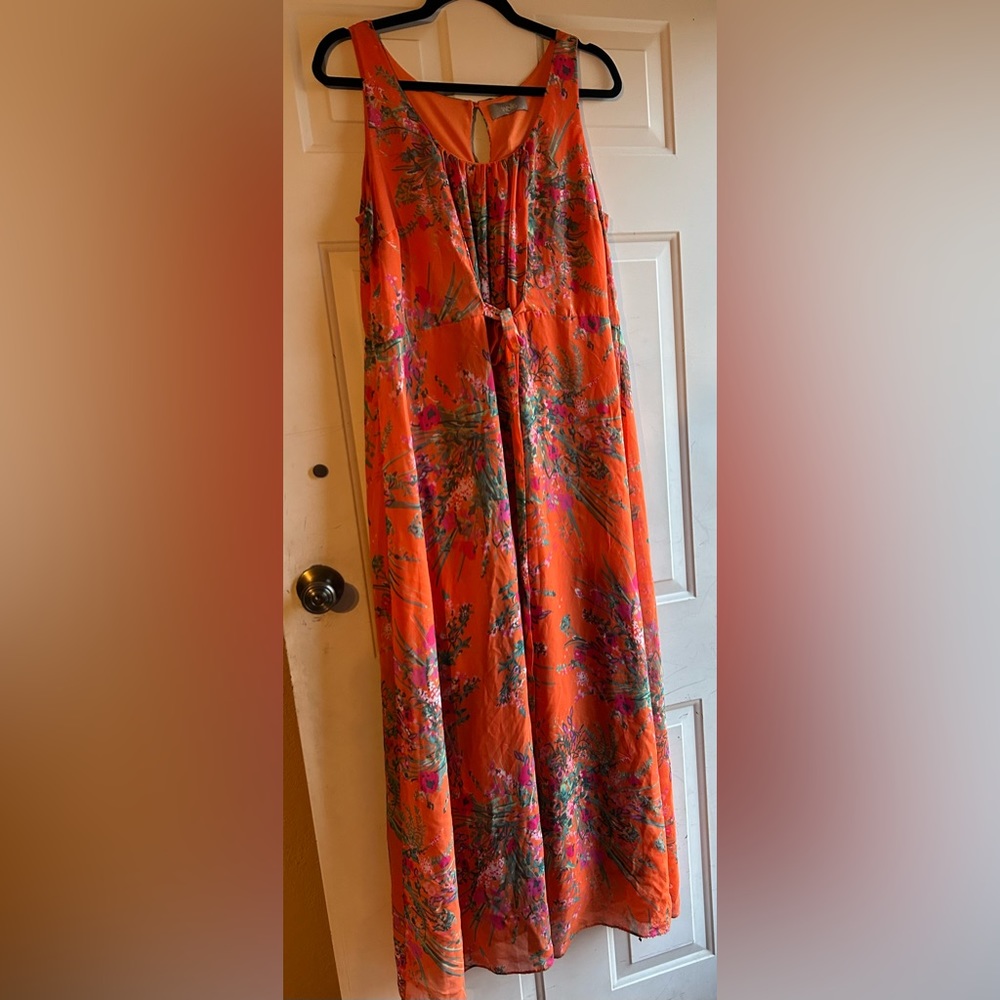 WALLIS MAXI DRESS FLORAL PATTERN, FULLY LINED
